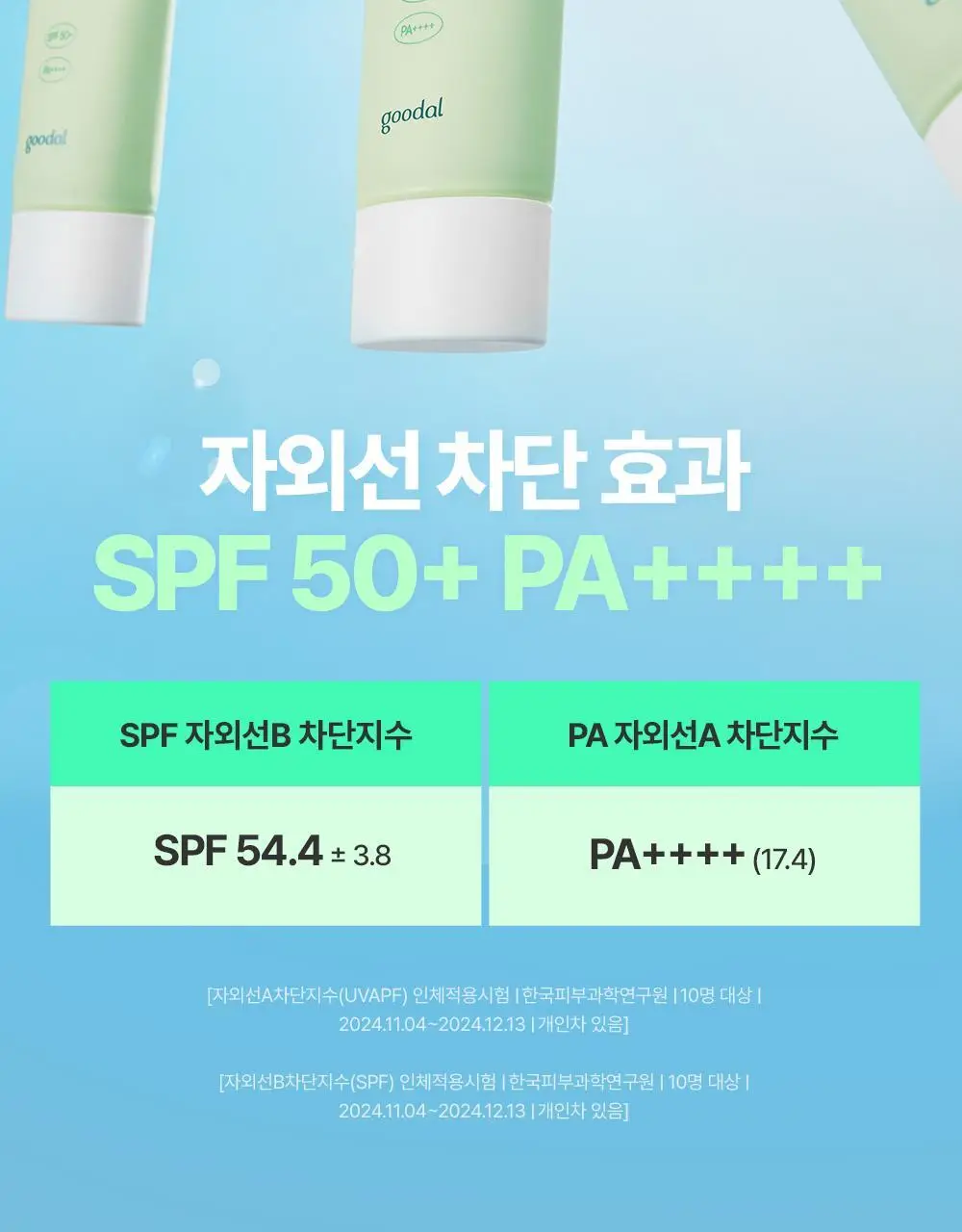 [붉은기커버] 구달 어성초 진정 그린 톤업 선크림 50ml 1+1 기획 상세페이지 9